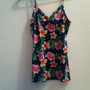 Hawaiin Floral Tank Top